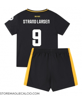 Wolves Jorgen Strand Larsen #9 Maglia Gara Trasferta Repliche 2024-25 Bambino